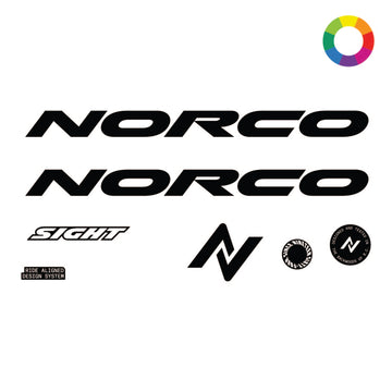 Custom 2024 Norco Sight A Sizes 1-2 Decal Kit