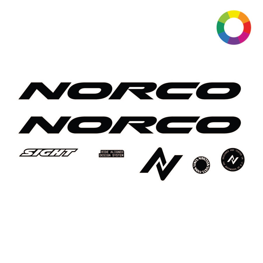 Custom 2024 Norco Sight A Sizes 3-5 Decal Kit