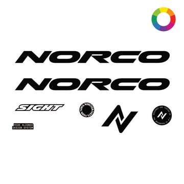 Custom 2024 Norco Sight C Sizes 1-2 Decal Kit