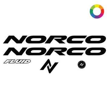 Custom 2024 Norco Fluid FS A Sizes MD+ Decal Kit