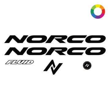 Custom 2024 Norco Fluid FS A Sizes XS-SM Decal Kit