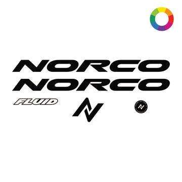 Custom 2024 Norco Fluid FS C Sizes SM-MD Decal Kit