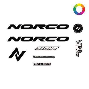 Custom 2025 Norco Sight 150 Alloy Sizes 3-5 Decal Kit