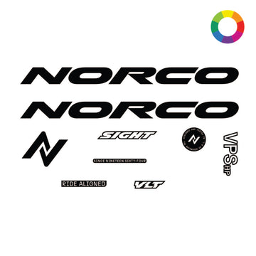 Custom 2025 Norco Sight VLT CX Sizes 3-5 Decal Kit