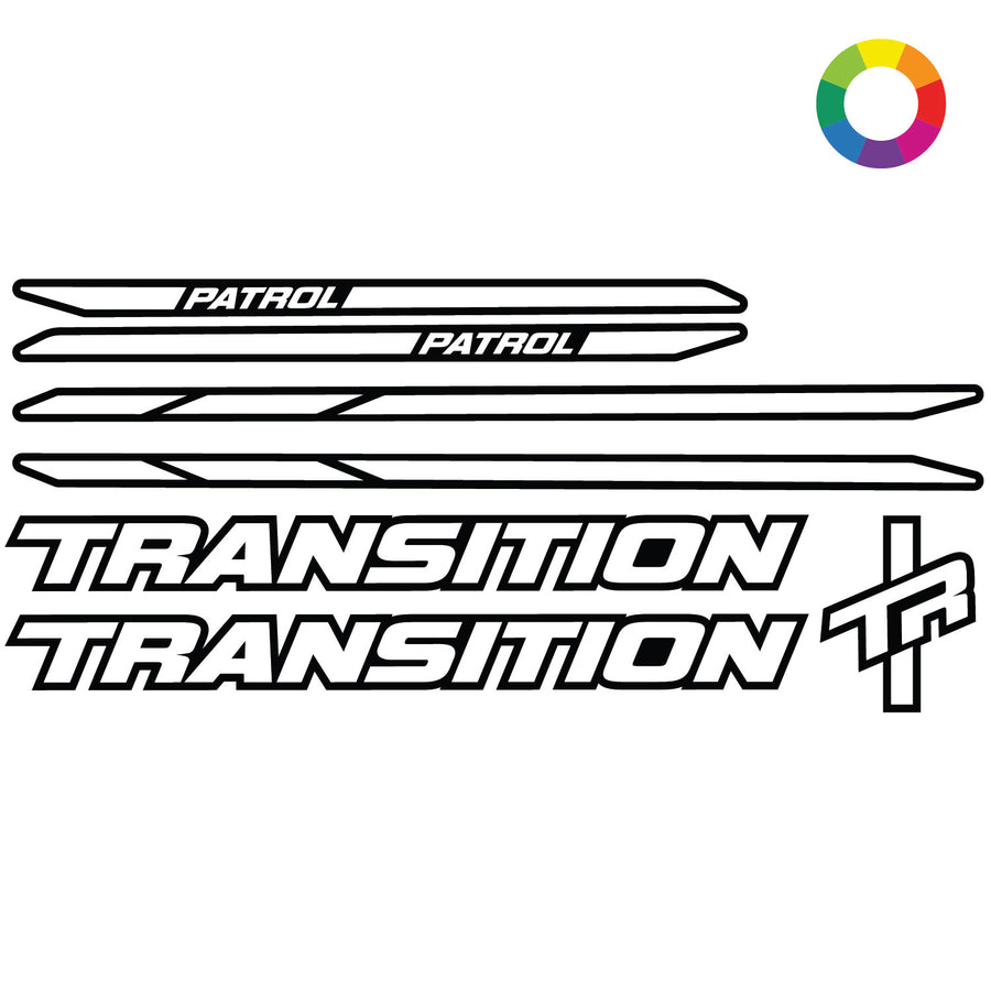 Custom 2022 Transition Patrol Carbon Decal Kit