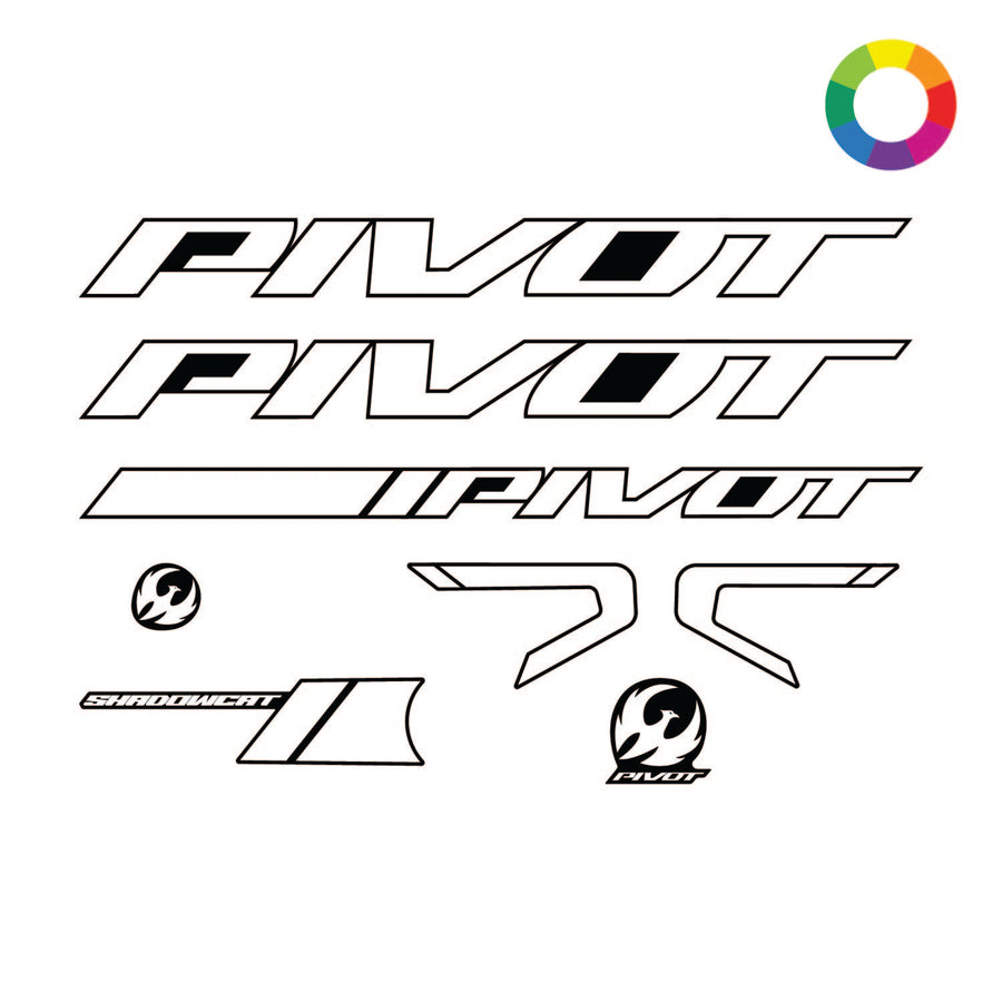 Custom 2021 Pivot Shadowcat Size M-L Decal Kit