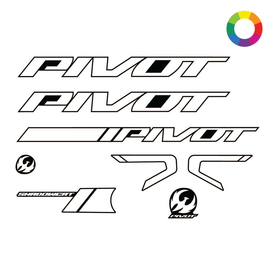 Custom 2021 Pivot Shadowcat Size XS-SM Decal Kit