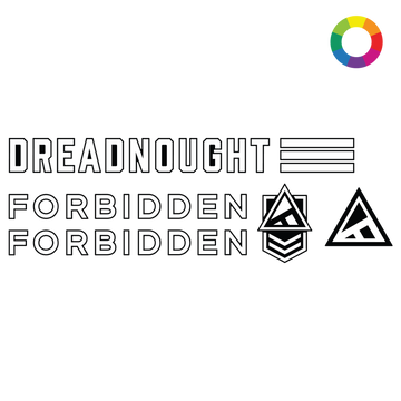 Custom 2024 Forbidden Dreadnought V2 Decal Kit