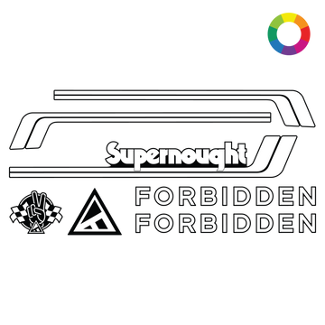 Custom 2024 Forbidden Supernought Decal Kit