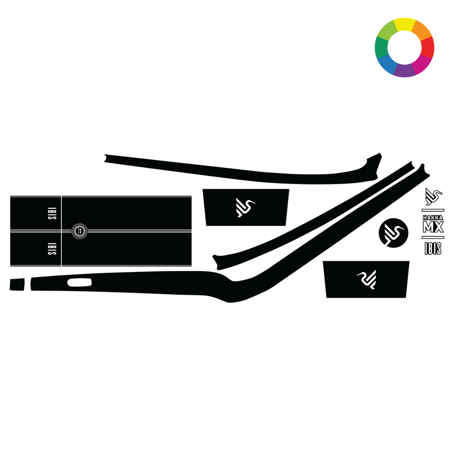 Custom 2024+ Ibis Hakka MX Sizes 49-53 Decal Kit