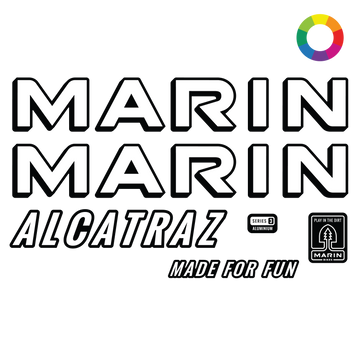 Custom 2024 Marin Alcatraz Decal Kit