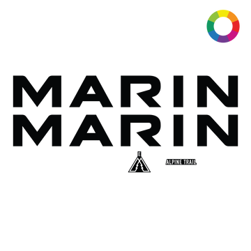 Custom 2024 Marin Alpine Trail E Shimano Decal Kit