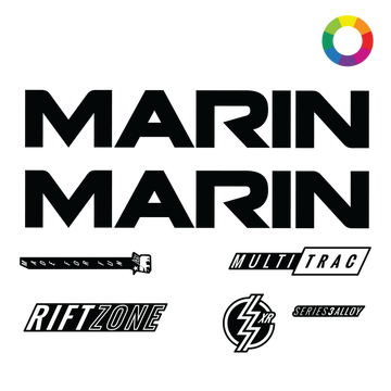 Custom 2024 Marin Rift Zone Alloy Decal Kit
