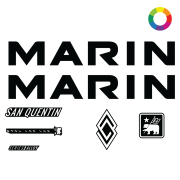Custom 2023 Marin San Quentin Decal Kit