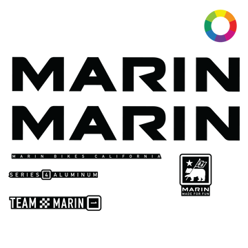 Custom 2024 Marin Team Marin Decal Kit