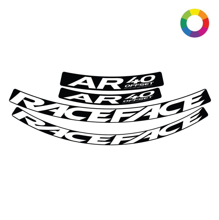 Custom Race Face AR 40 29" Rim Decal