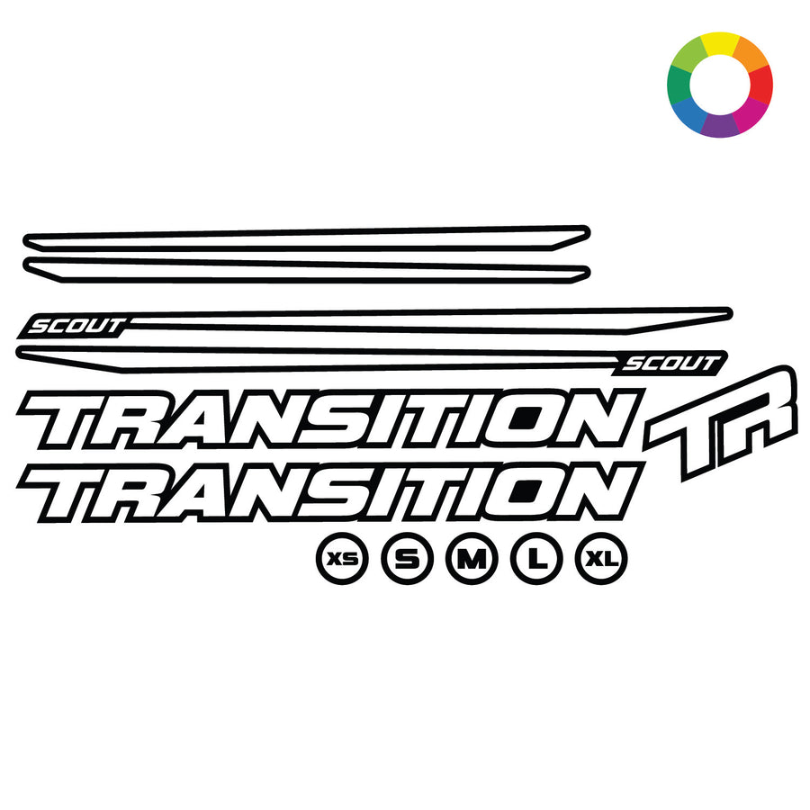 Custom 2020 Transition Scout Carbon Decal Kit