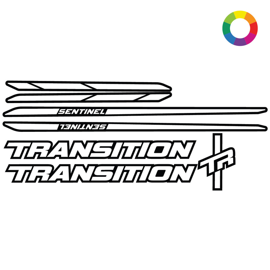 Custom 2022 Transition Sentinel Carbon Decal Kit