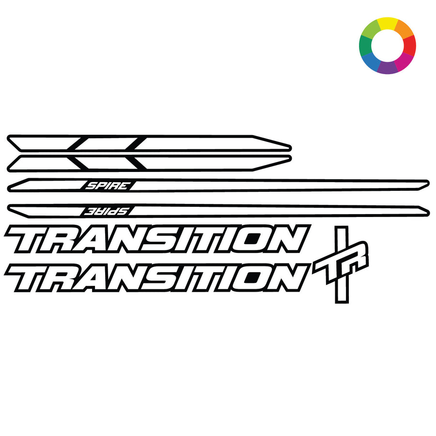 Custom 2021 Transition Spire Alloy Decal Kit