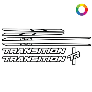 Custom 2021 Transition Spire Carbon Decal Kit