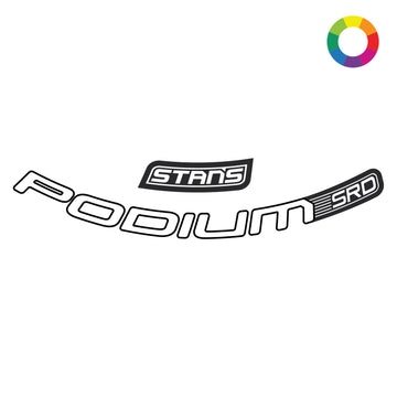 Custom Stan's PODIUM SRD 29" Rim Decal