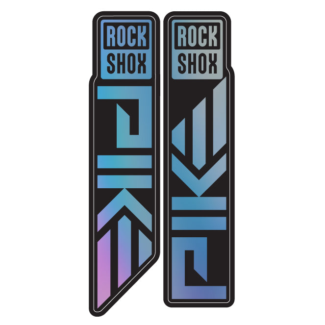 Metallic RockShox Pike Fork Decal