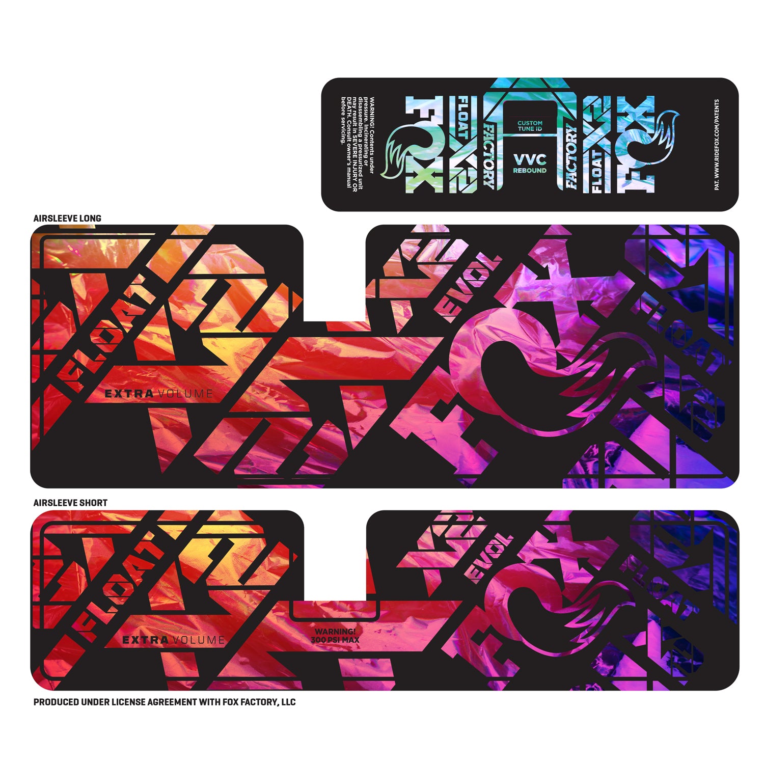 Fox Float X Decal Kit Fox Float X Factory 2022 Bike Shock Stickers ...