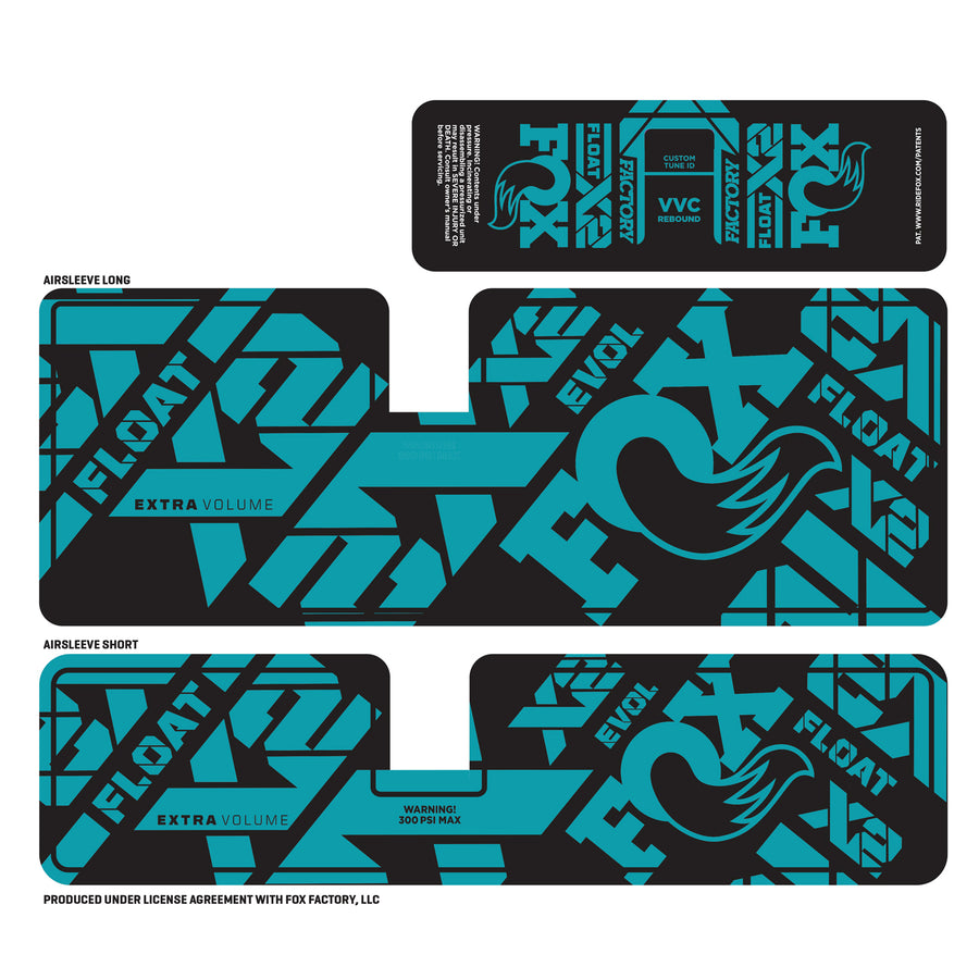 Ref: VP487 Aufkleber, kompatibel mit Stoßdämpfern Fox Float X2 Factory und Performance, Factory 2021-22 MTB, Sticker, Aufkleber, Vinyl für Mountainbikes Ref: VP487 Aufkleber, kompatibel mit Stoßdämpfern Fox Float X2 Factory und Performance, Factory 2021-22 MTB, Sticker, Aufkleber, Vinyl für Mountainbikes