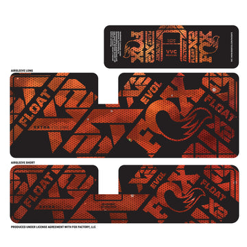 Fox Rear Shock Sticker Fork and Shock Decal Stickers | Fox and Rockshox Decals – Ground Keeper ...
