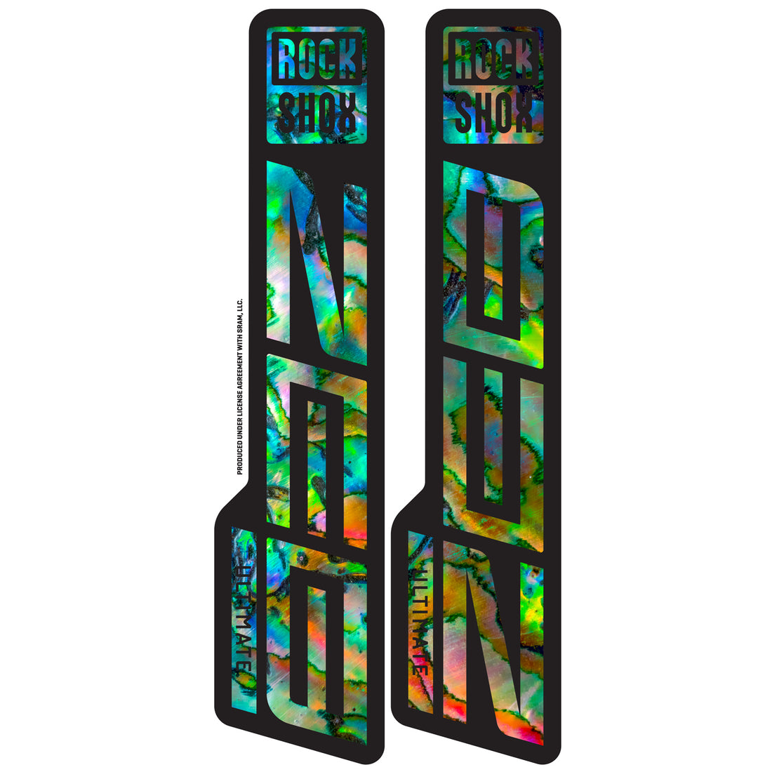 Ground Keeper RockShox ZEB Decals MTB Fork Sticker Ground Keeper Custom