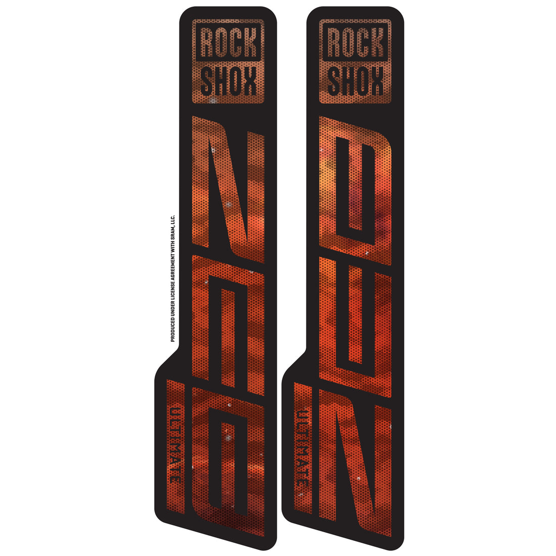 Ground Keeper RockShox ZEB Decals MTB Fork Sticker Ground Keeper Custom