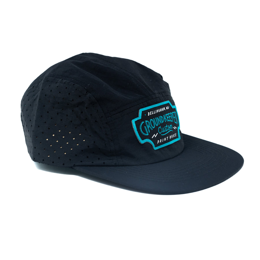 Black Nylon Camp Hat