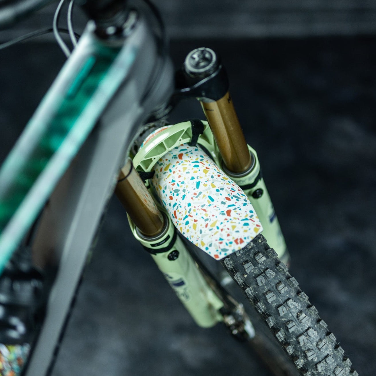 Ground Keeper Terrazzo Fender MTB Front Mudguard Ground Keeper Custom