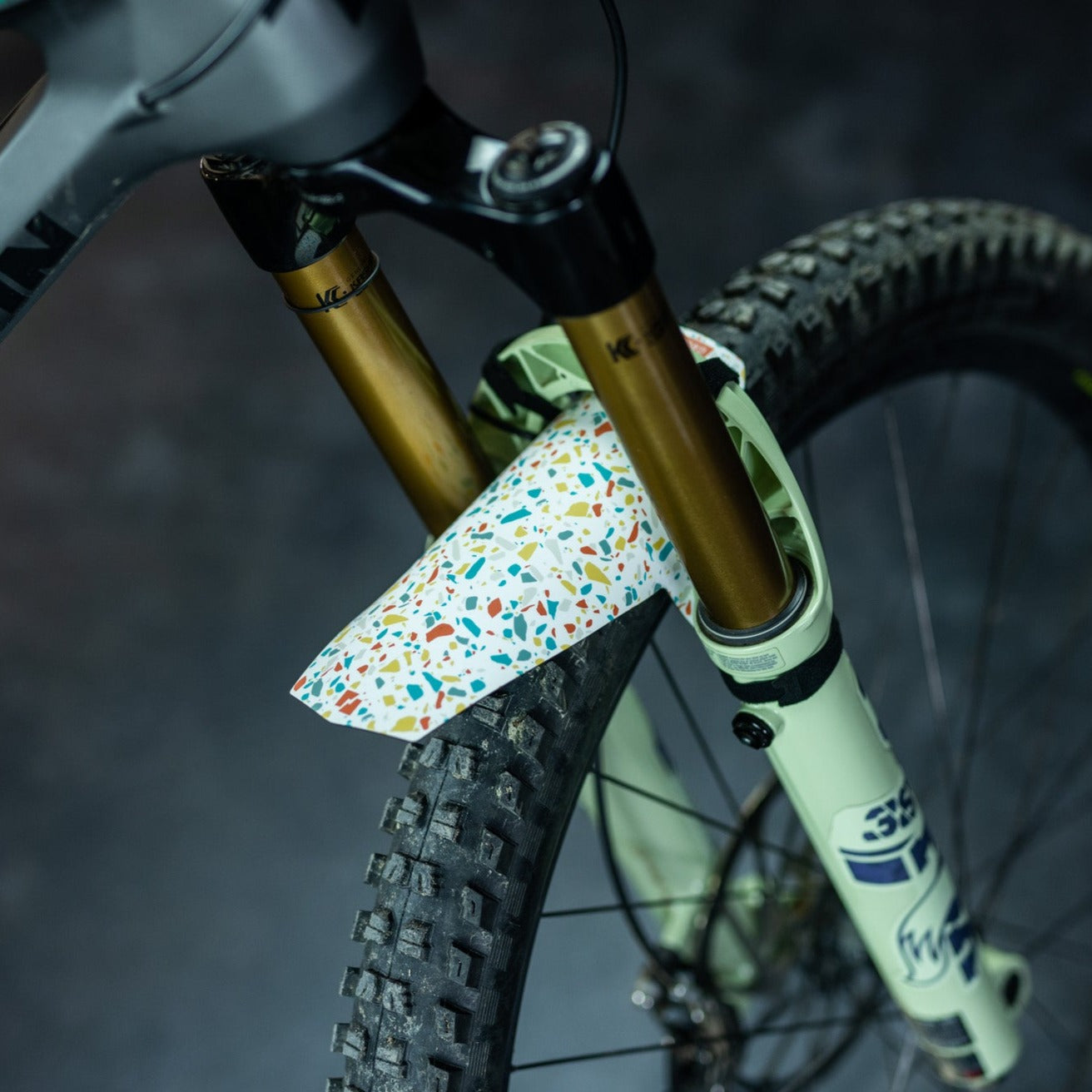 Ground Keeper Terrazzo Fender MTB Front Mudguard Ground Keeper Custom