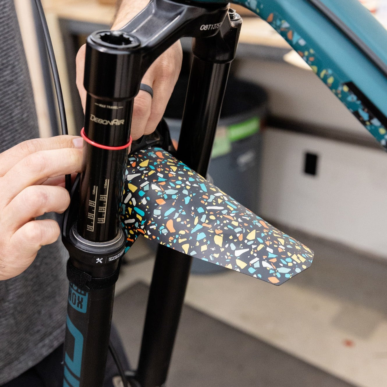 Ground Keeper Terrazzo Fender MTB Front Mudguard Ground Keeper Custom